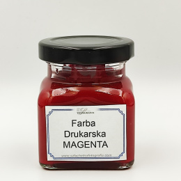 Magenta printing ink