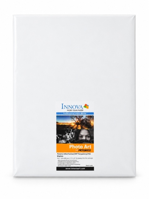 Pictorico Ultra Premium OHP film in A3 format
