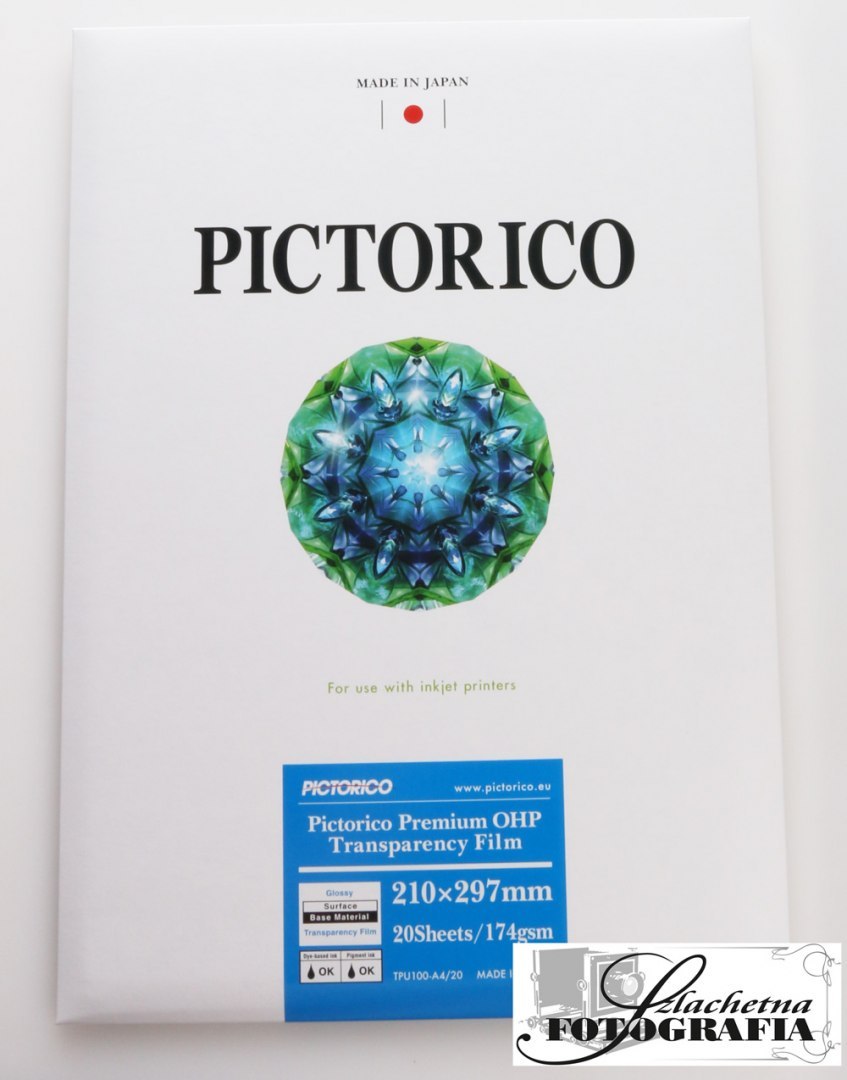 Pictorico transparency for printing negatives - A4 Pictorico transparency for printing negatives - A4
