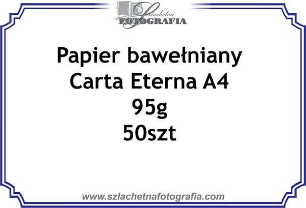 Carta eterna cotton paper A4 50szt