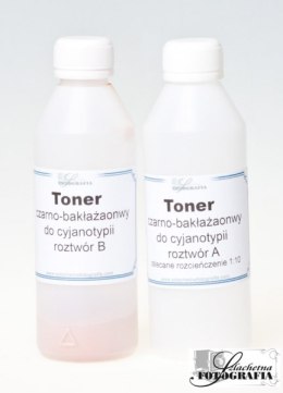 Toner do cyjanotypii czarno-bakłażanowy